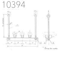 Подвеска трех труб с изоляцией 32 мм 0312.22.00.000-18 СБ